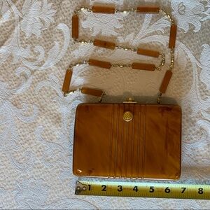 Colombetti Vintage Brown Clutch